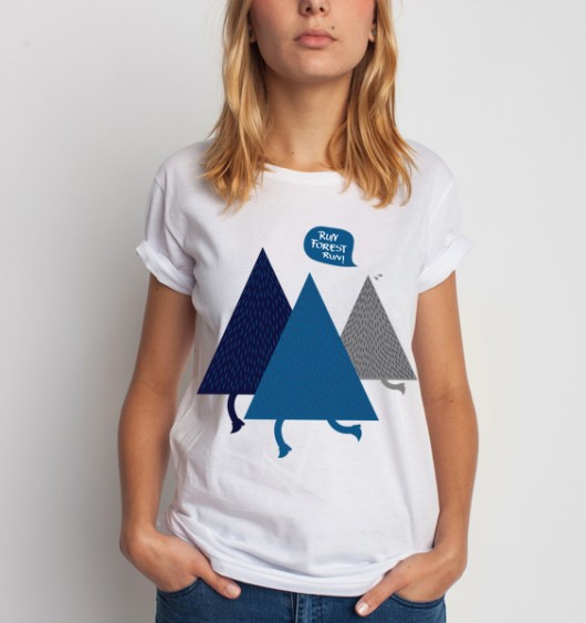RUN FOREST RUN WHITE unisex SASHKA