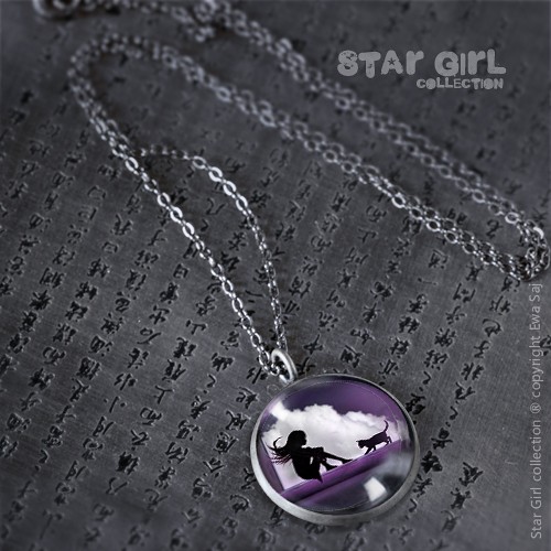 Star Girl i pełnia księżyca - simple 20 mm Ewa Saj Fotografie