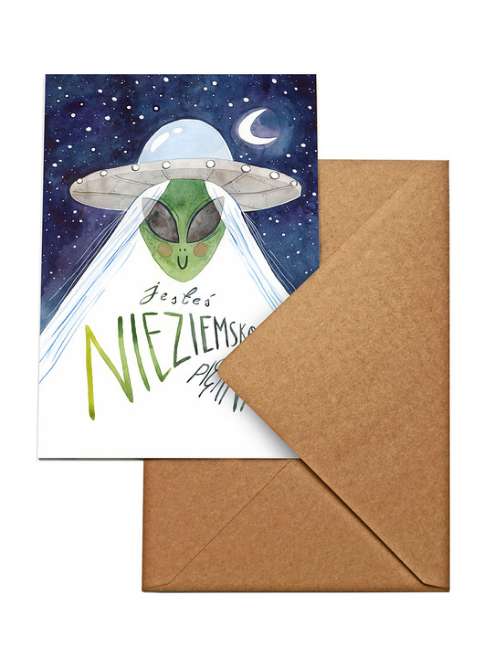 Nieziemsko piękna - kartka okolicznościowa Czary Malary