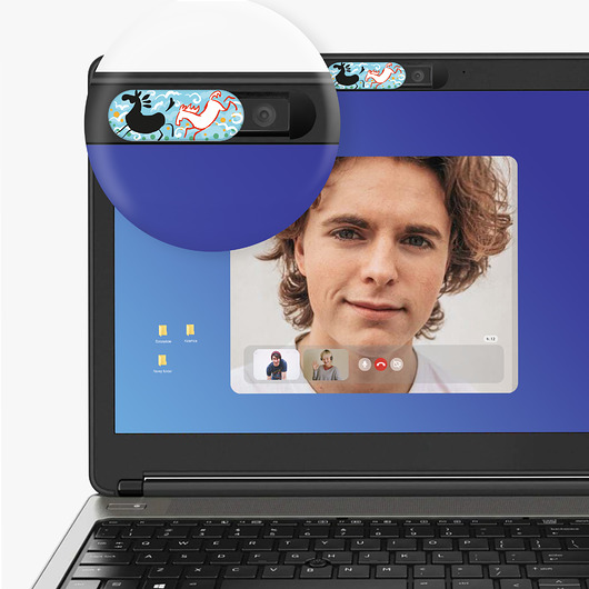 Konie zasłonka kamery laptopa. Froo