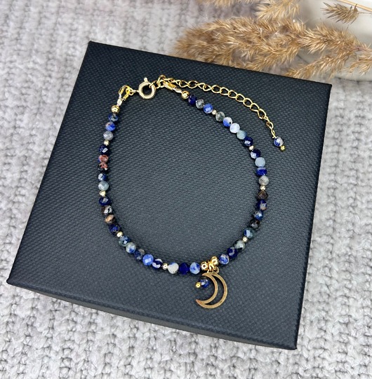 bransoletki z kamieni naturalnych Lapis lazuli