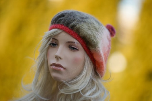 Beret na wiosnę &quot; Lima&quot;  HERBE DESIGN