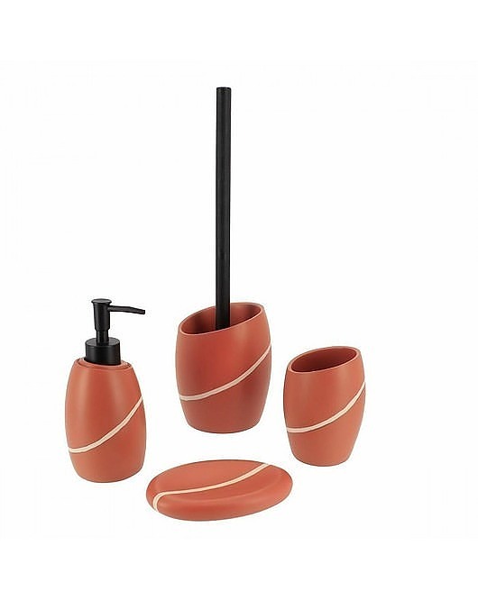 mydelniczki Komplet Łazienkowy Zestaw Łazienkowy Araujo Terracota
