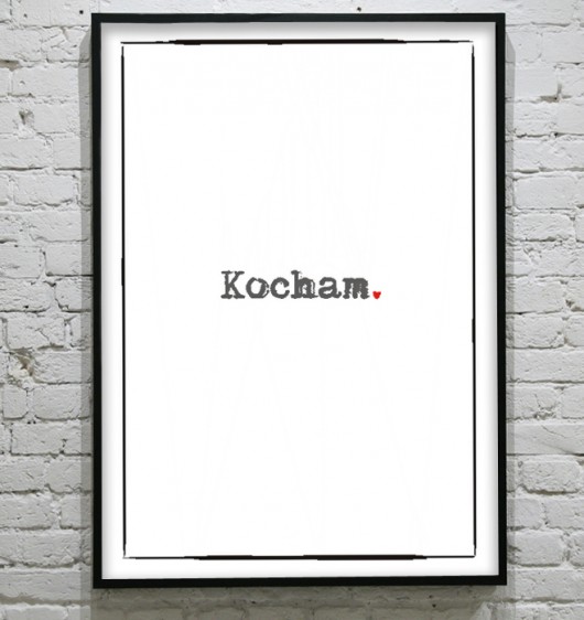 plakaty Kocham. - POSTER