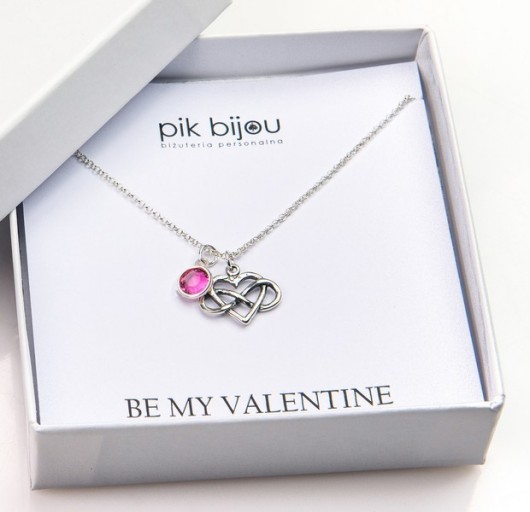 Walentynki, serce, infinity, heart KaroBijouLine