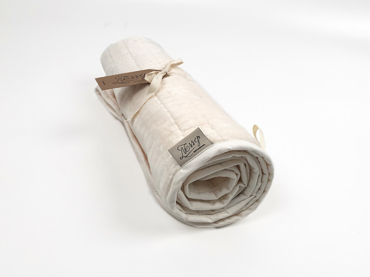 Kocyk FloppyLove Cream Tags Nessy Patchwork