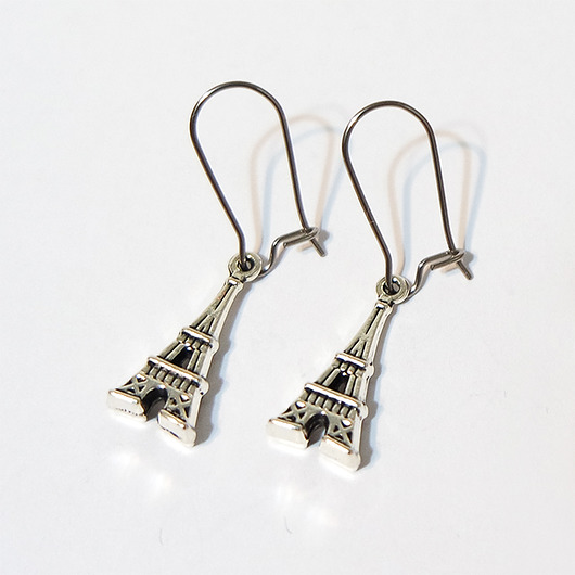 kolczyki - inne Kolczyki wiszące - wieża eiffla