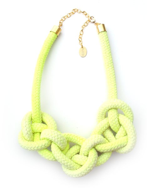 Grube sploty / kolia XL / neon Monika Roth