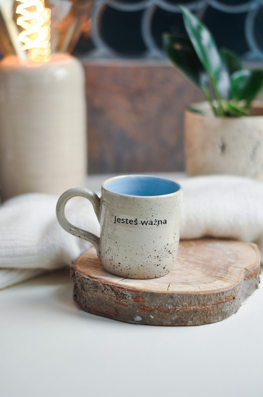 kubki Ceramiczny Kubek 250 ml "Jesteś Ważna"