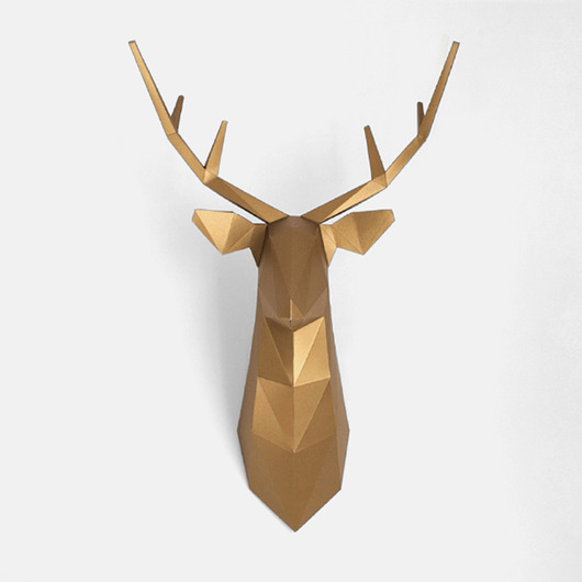 DIY jeleń ZŁOTO ANTYCZNE FOLDiT