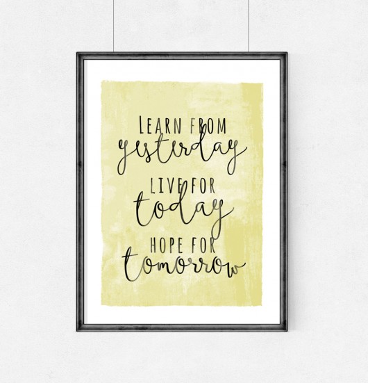 PLAKAT–albert einstein-learn from....A3 wejustlikeprints
