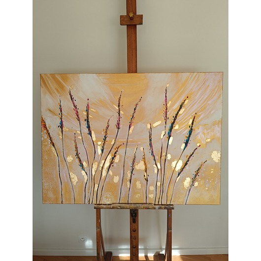 obrazy Obraz na zamówienie kupującego - Subtelna ulotność - 80x110 cm