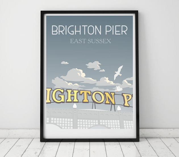plakaty Plakat Brighton Pier