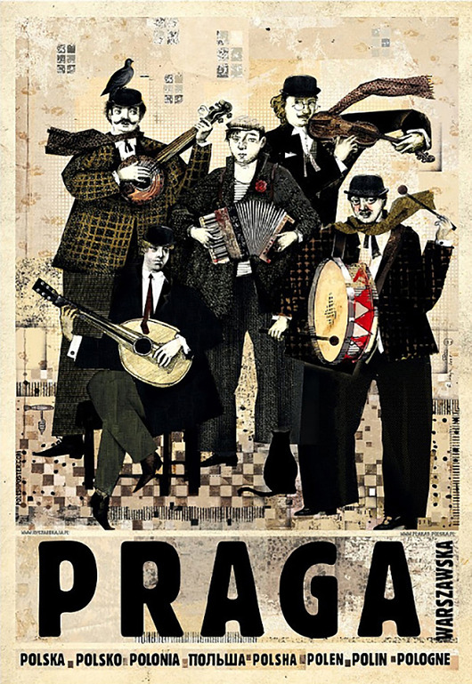 plakaty Plakat Praga Warszawska (R. Kaja) 98x68 cm