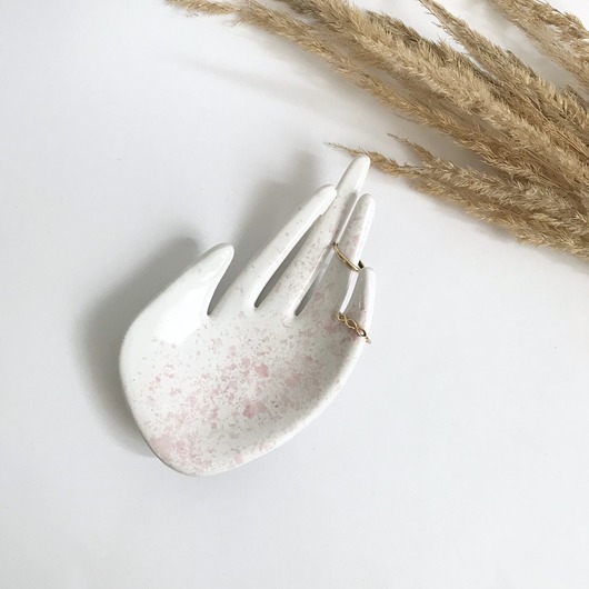 pojemniki na biżuterię Ceramiczna Dłoń Lolipop