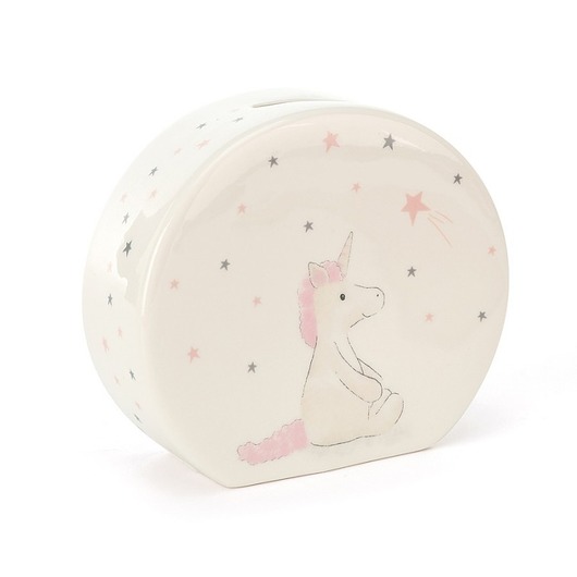 pokój dziecka - różne Skarbonka Porcelanowa Jednorożec