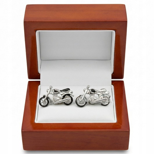 spinki do mankietów SPINKI DO MANKIETÓW motor motory ścigacz skuter