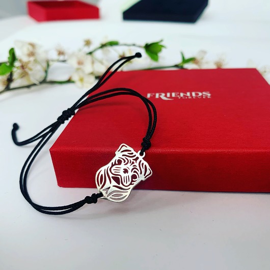 Bransoletka mops srebro 4 Seasons Jewelry