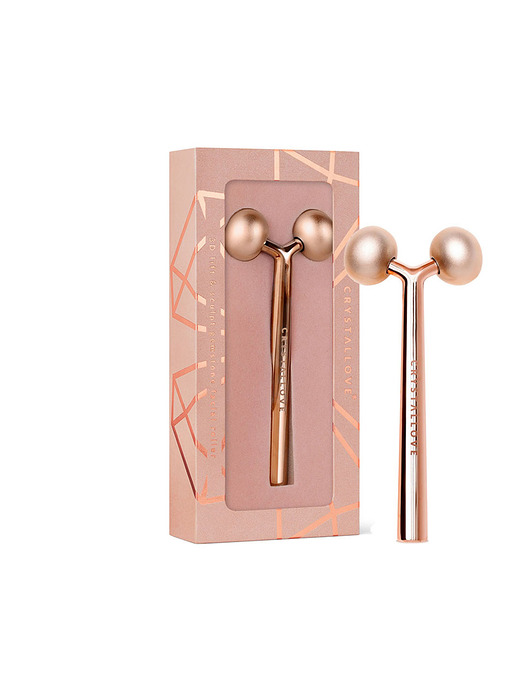 akcesoria dla niej CRYSTALLOVE Masażer liftingujący do twarzy - rose gold