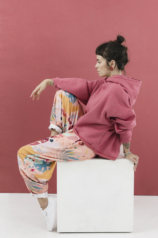 bluza z kapturem damska Bluza Oversize Yoshiko