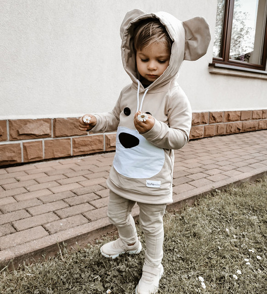 bluza miś nude Nuna kids 