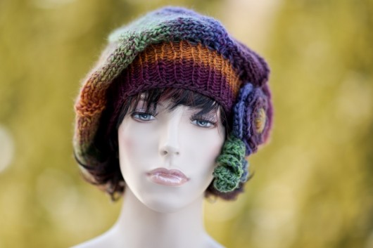 Beret &quot; INCA &quot; HERBE DESIGN