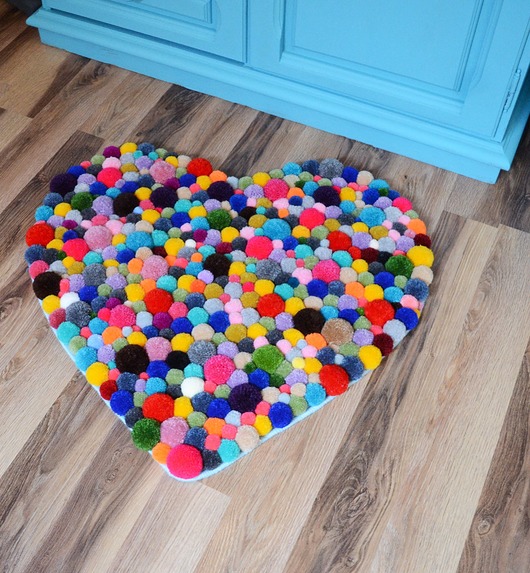 Dywan SERCE wymiar 85 cm x 55 cm Lovekulkowe