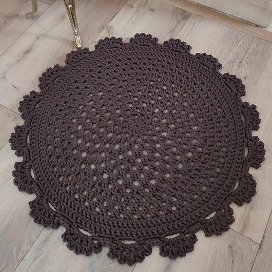 dywany Dywan szydełkowy ze sznurka 85cm