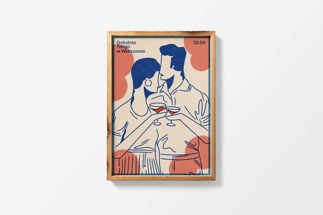 grafiki i ilustracje Ostatnie Tango w Warszawie x print
