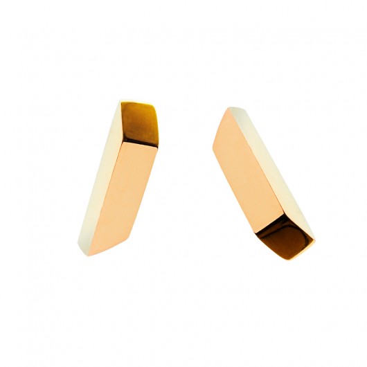 kolczyki z kolekcji EDGY/ Royal/mikron  Daria Siwiak Jewellery