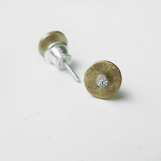 kolczyki z kamieniami Kolczyki OKRĄG