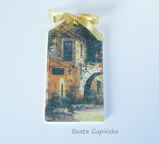 Ozdobna deseczka - Toskania Beata Gapińska