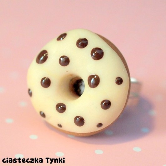pierścionek donut ciasteczkatynki