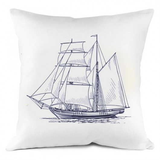 Poszewka na poduszkę SHIP 40X40CM Lawendowy Bazar