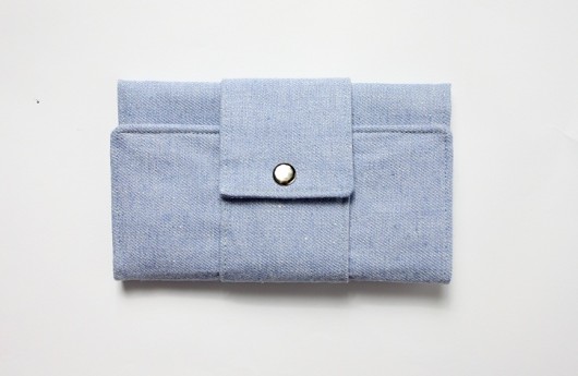 Portfel jasny jeans Zuzia Górska