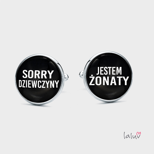 Spinki do mankietów ŻONATY laluv