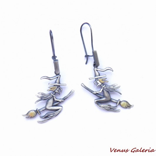Kolczyki srebrne - Wiedźmy  VENUS GALERIA