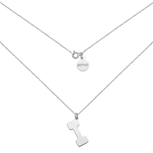 srebrne naszyjniki Srebrny naszyjnik z ciężarkiem