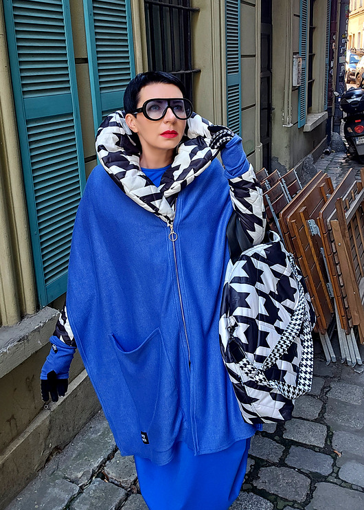 swetry damskie  Szal Sweter Narzutka