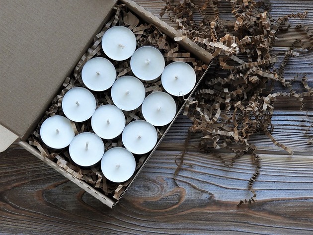 Ekologiczne podgrzewacze sojowe tealight KARiTEe