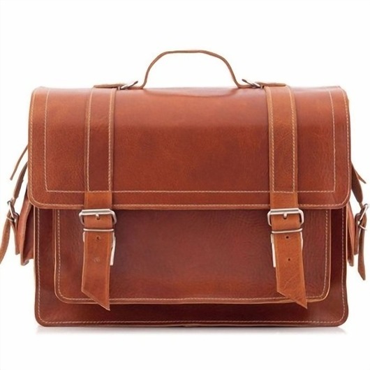 plecaki Tornister skórzany i torba vintage 2w1 brązowy BR91