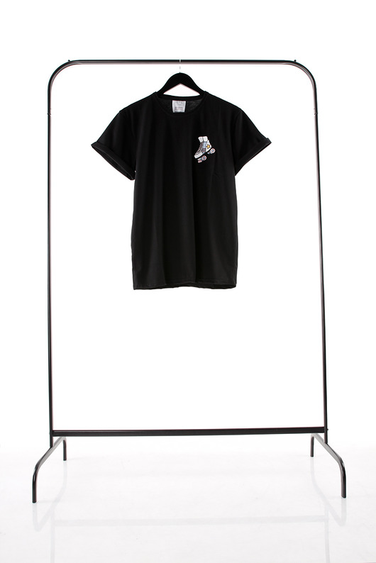 ROLLER-SKATE T-shirt STREET WOOD