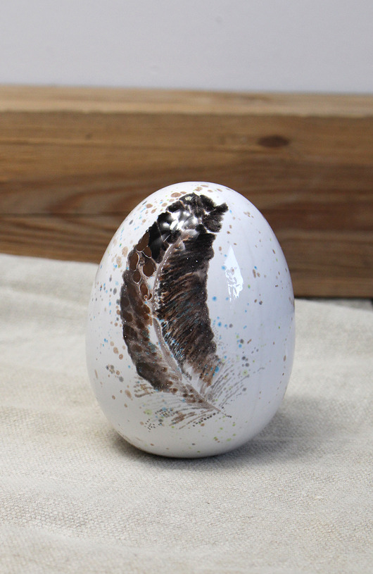 jajka wielkanocne Ceramiczne pisanki - jajka