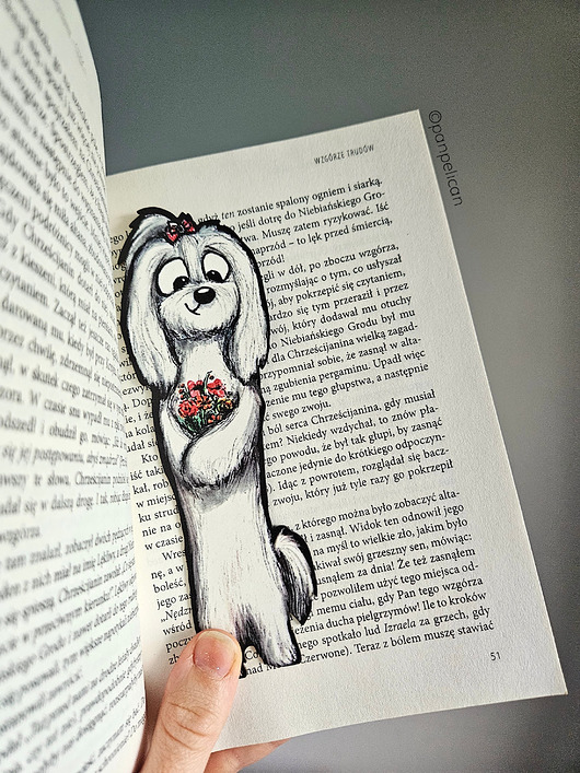 zakładki do książek Zakładka do ksiązki Maltańczy Nalka*