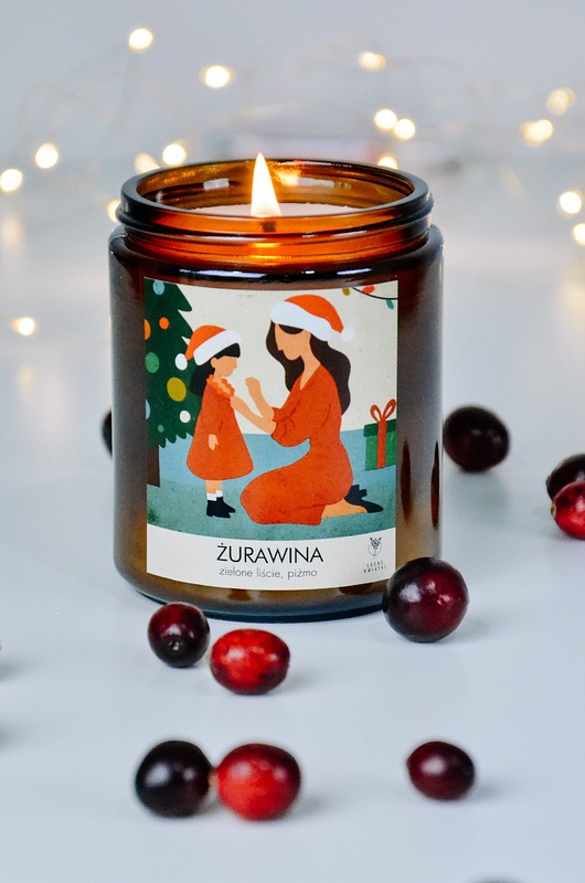 świece zapachowe Świeca sojowa ŻURAWINA 220g