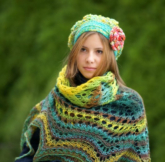  Beret wełniany &quot; NEONI &quot; HERBE DESIGN