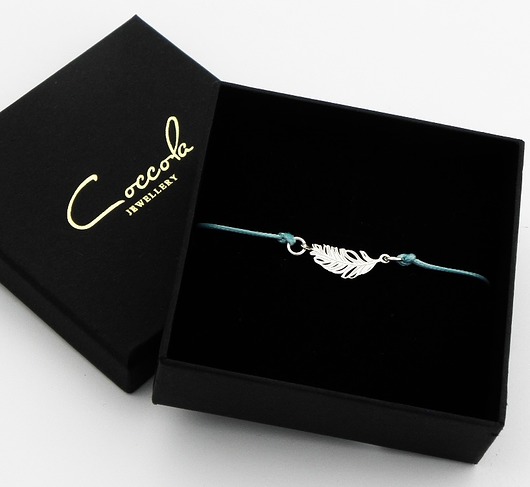 BRANSOLETKA SREBRO 925 SZNURKOWA 13 kolorów Coccola JEWELLERY