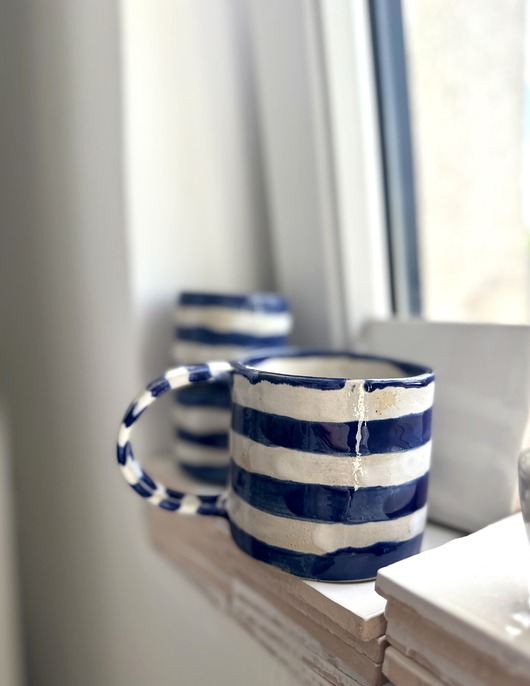 kubki Kubek z uchem Riviera Stripes