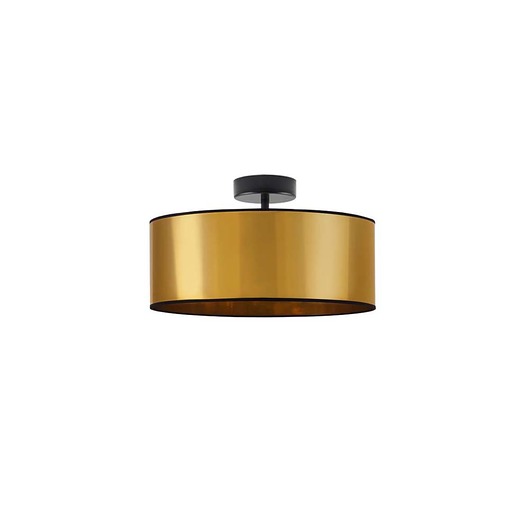 plafony Złota lampa sufitowa do salonu w stylu loft WENECJA MIRROR fi - 30 cm