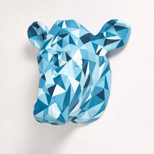 Krowa Niebieski Diament PAPER SCULPTURE